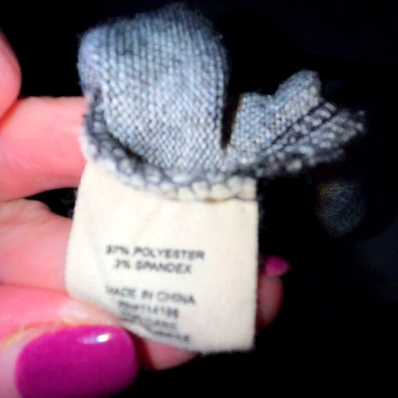 Retrology animal print zip front light sweater small - Picture 5 of 6